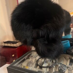 Elegant Black Fur Hat